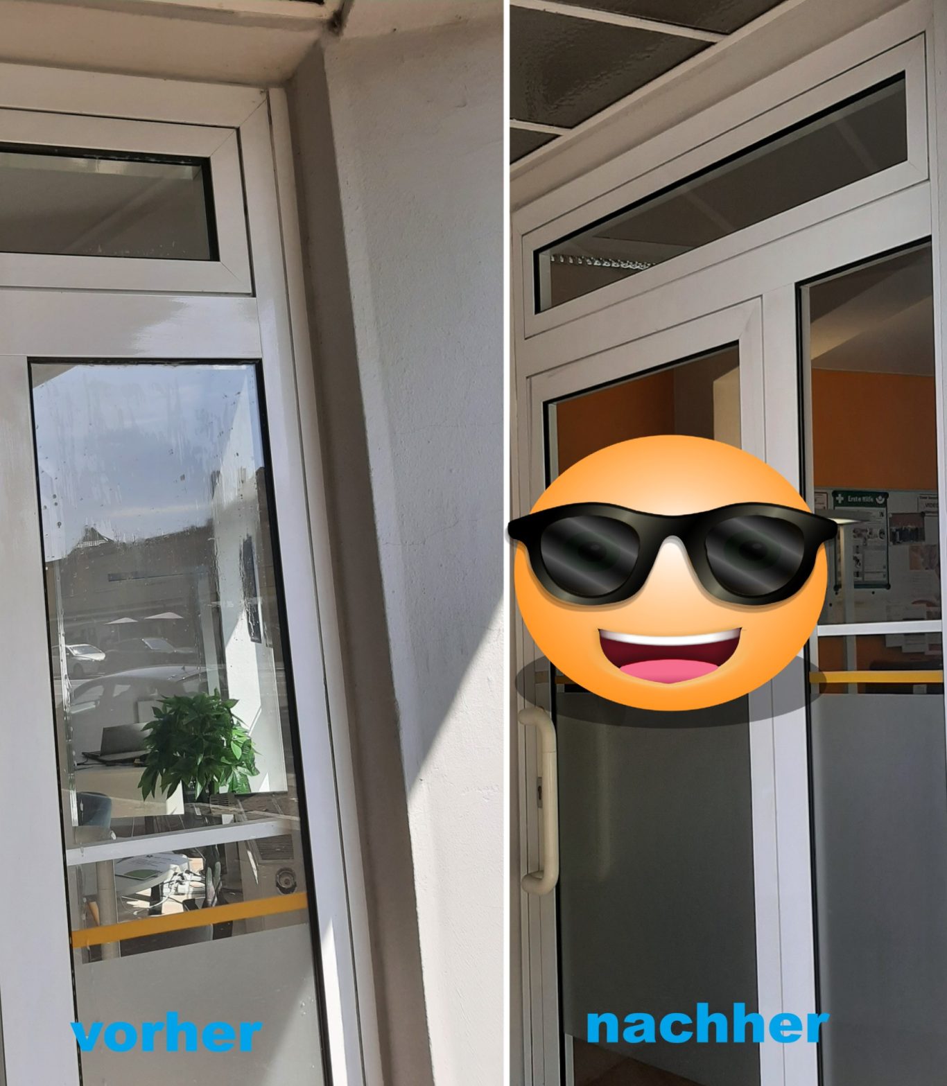 Glasreinigung Türrahmen und Glasreinigung Herford